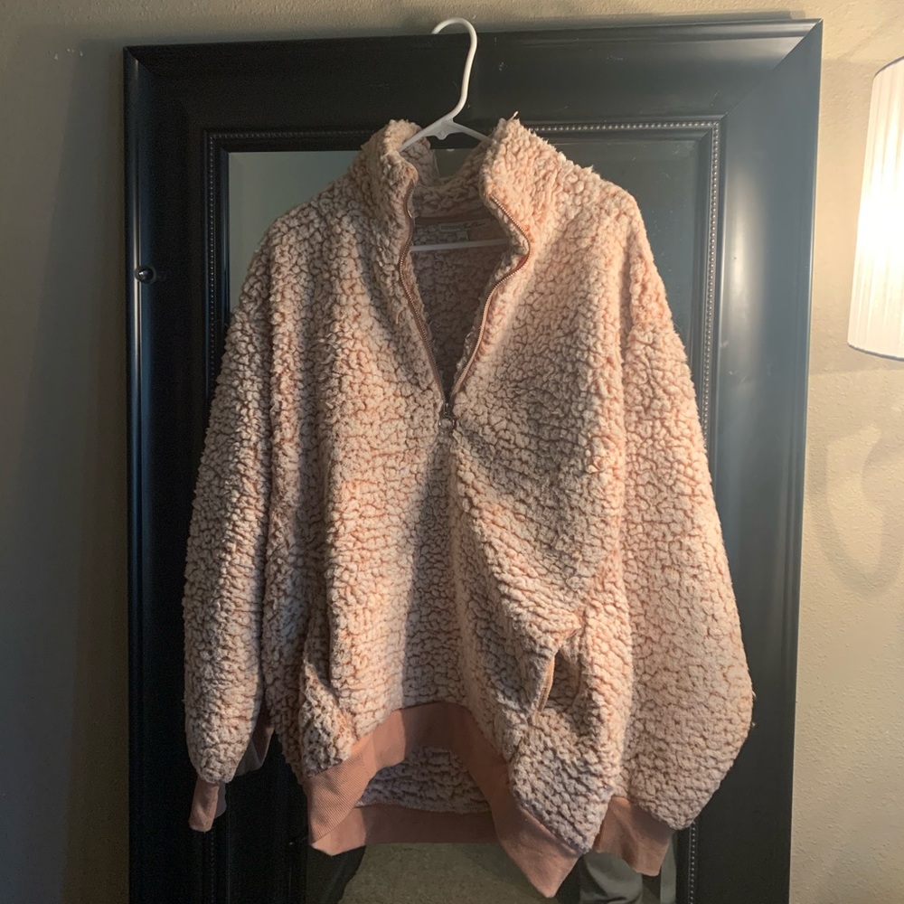 Express Sherpa pullover
